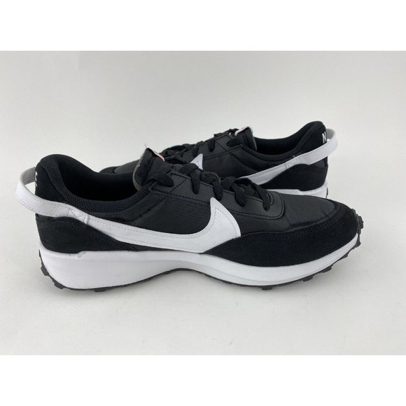 Nike Waffle Debut Black White Men's Sneakers Shoes - Picture 9 of 12
